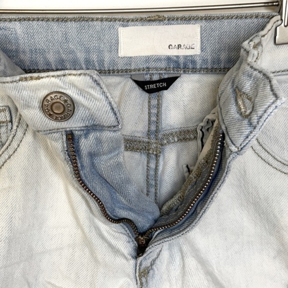 GARAGE | Junior Size 3 GARAGE Acid Wash Ripped Denim Jean Shorts - Picture 7 of 8